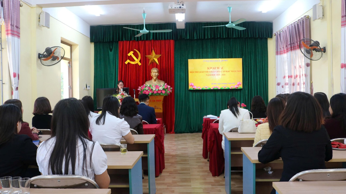 Xã Mỹ Đức khai mạc Hội thi Giáo viên dạy giỏi cấp học mầm non năm học 2025 – 2026- Ảnh 1.