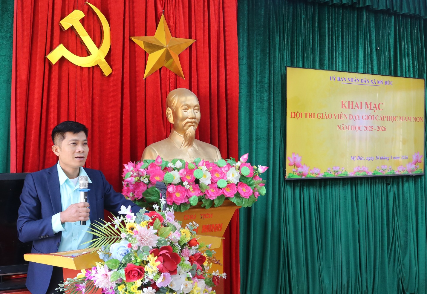 Xã Mỹ Đức khai mạc Hội thi Giáo viên dạy giỏi cấp học mầm non năm học 2025 – 2026- Ảnh 2.