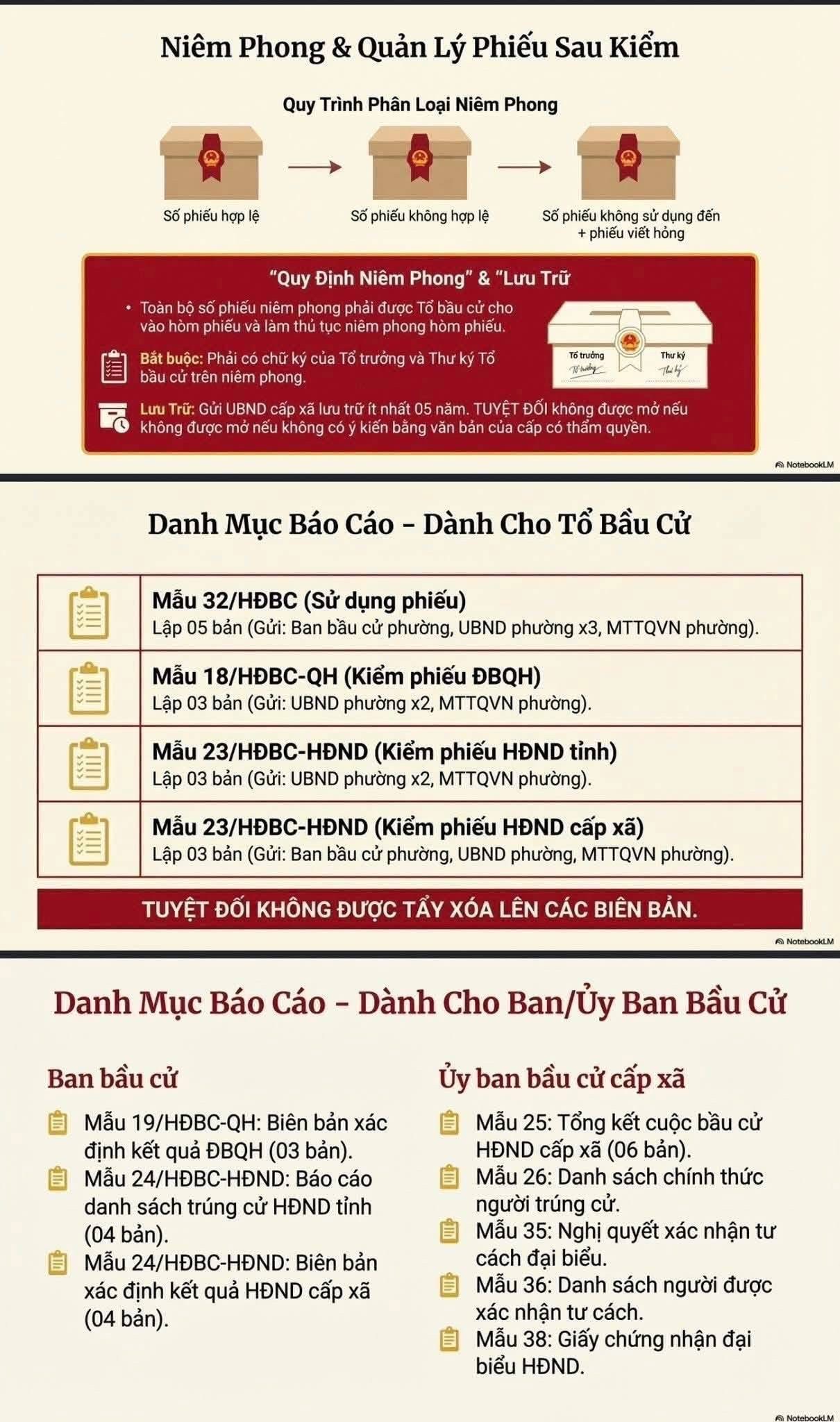 Hướng dẫn quy trình kiểm phiếu và tổng hợp kết quả bầu cử- Ảnh 3.