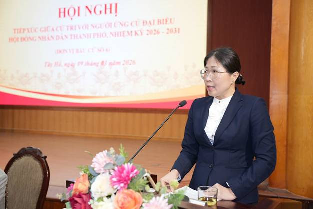 Hội nghị tiếp xúc cử tri với người ứng cử đại biểu HĐND Thành phố tại Đơn vị bầu cử số 06: Gửi trọn kỳ vọng vào những gương mặt "có tâm, có tầm"!- Ảnh 7.