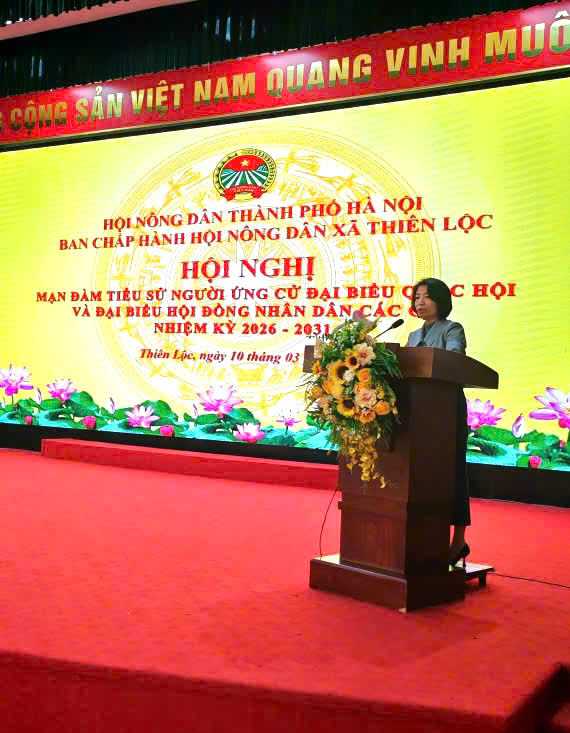 BCH Hội nông dân xã Thiên Lộc mạn đàm tiểu sử người ứng cử đại biểu Quốc hội và đại biểu HĐND các cấp, nhiệm kỳ 2026 – 2031- Ảnh 4.