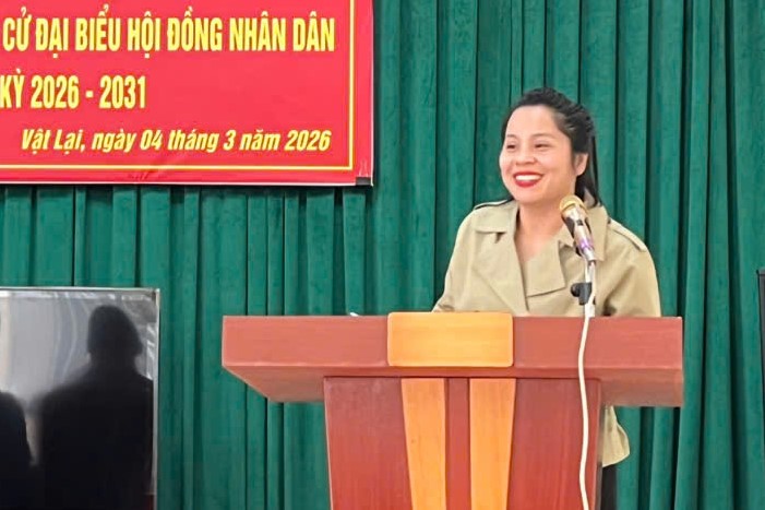 Hội nghị tiếp xúc cử tri để những người ứng cử đại biểu HĐND xã Vật Lại, khóa XXI nhiệm kỳ 2026 - 2031, tại đơn vị Bầu cử số 04 thực hiện quyền vận động bầu cử- Ảnh 5.