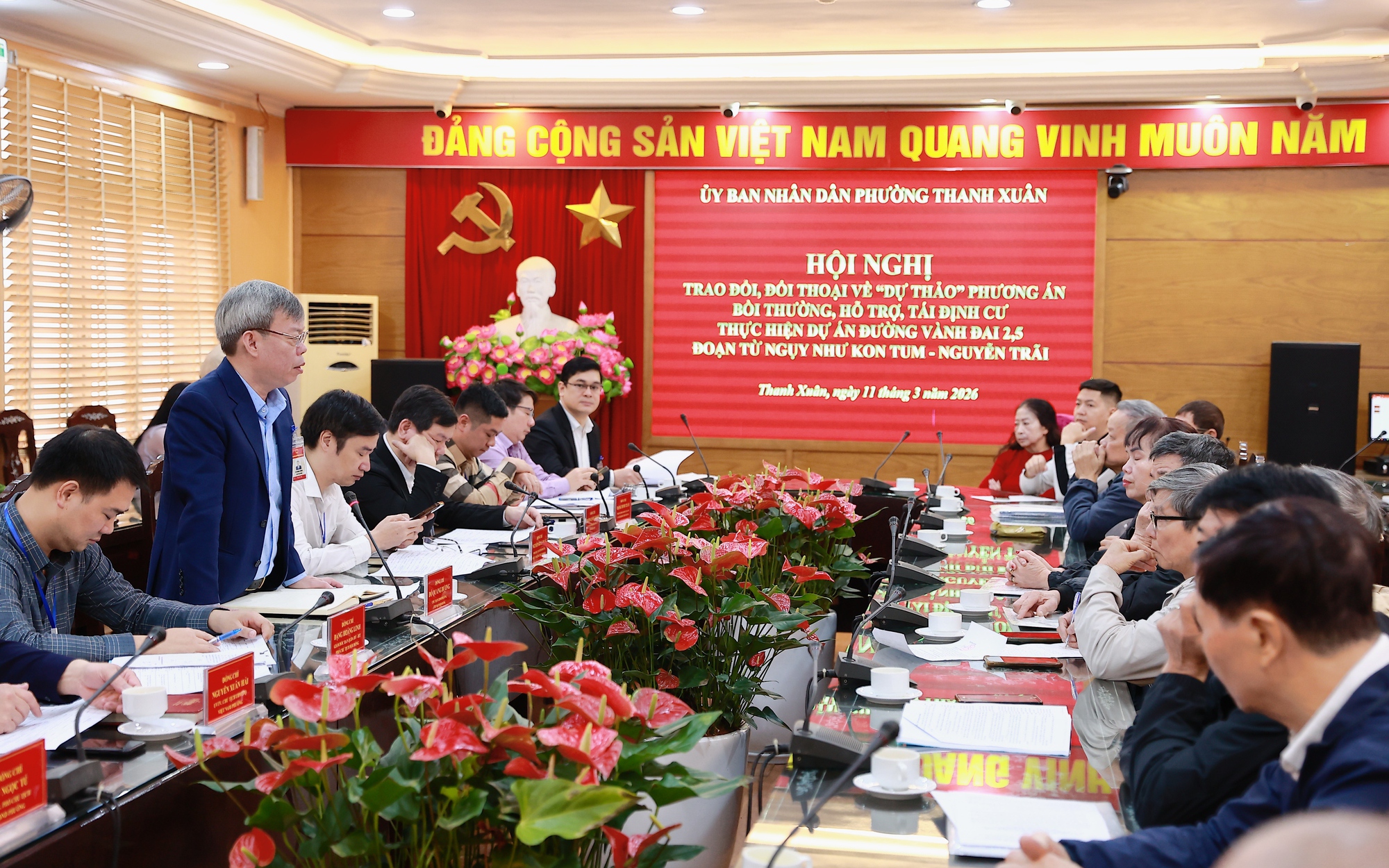 Phường Thanh Xuân tạo đồng thuận trong giải phóng mặt bằng Dự án đường Vành đai 2,5