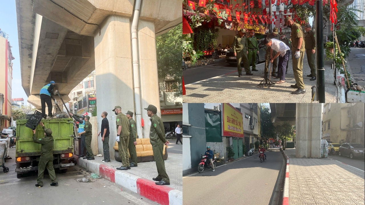 Phường Đống Đa tập trung xử lý vi phạm trật tự đô thị- Ảnh 2.