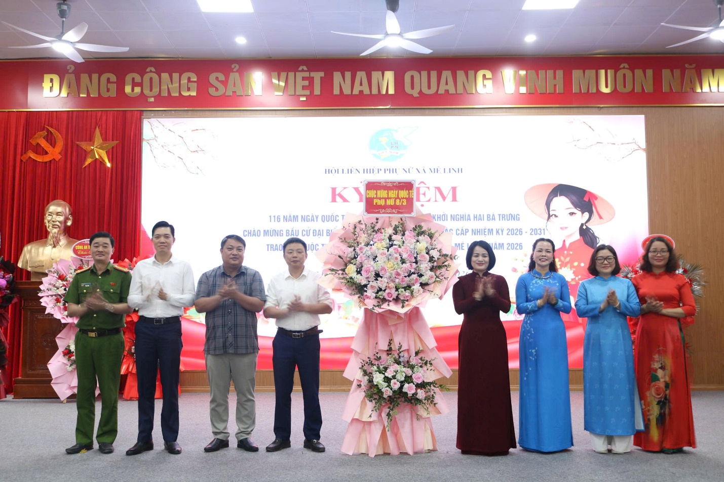 Phụ nữ xã Mê Linh lan tỏa yêu thương nhân Ngày Quốc tế Phụ nữ 8/3- Ảnh 1.