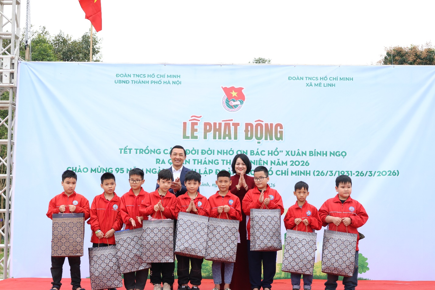 Đoàn TNCS Hồ Chí Minh xã Mê Linh phát động Ra quân Tháng Thanh niên và Tết trồng cây năm 2026- Ảnh 4.