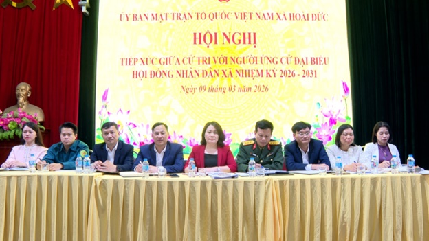 Tin tổng hợp: Hội nghị tiếp xúc cử tri vận động bầu cử đại biểu HĐND xã Hoài Đức khóa II, nhiệm kỳ 2026-2031- Ảnh 1.