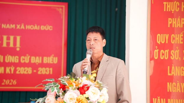 Tin tổng hợp: Hội nghị tiếp xúc cử tri vận động bầu cử đại biểu HĐND xã Hoài Đức khóa II, nhiệm kỳ 2026-2031- Ảnh 12.