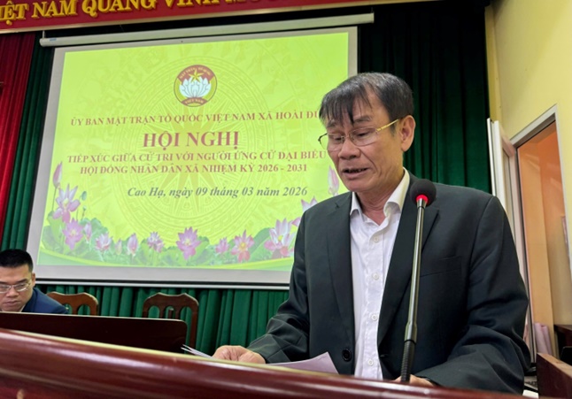 Tin tổng hợp: Hội nghị tiếp xúc cử tri vận động bầu cử đại biểu HĐND xã Hoài Đức khóa II, nhiệm kỳ 2026-2031- Ảnh 27.