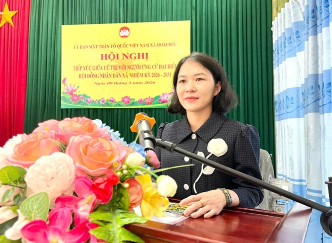 Tin tổng hợp: Hội nghị tiếp xúc cử tri vận động bầu cử đại biểu HĐND xã Hoài Đức khóa II, nhiệm kỳ 2026-2031- Ảnh 34.