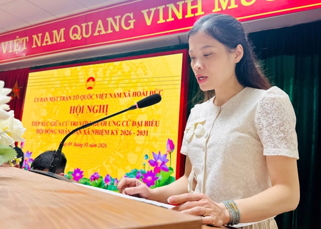 Tin tổng hợp: Hội nghị tiếp xúc cử tri vận động bầu cử đại biểu HĐND xã Hoài Đức khóa II, nhiệm kỳ 2026-2031- Ảnh 65.