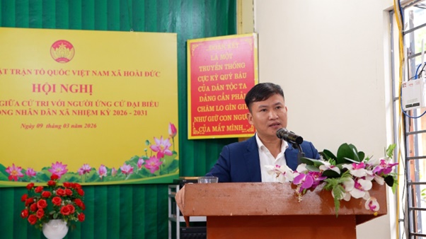 Tin tổng hợp: Hội nghị tiếp xúc cử tri vận động bầu cử đại biểu HĐND xã Hoài Đức khóa II, nhiệm kỳ 2026-2031- Ảnh 58.