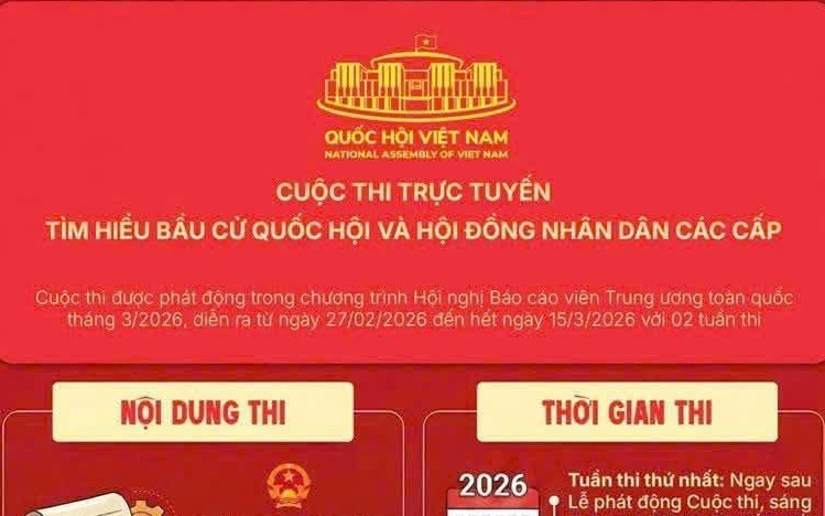 Phát động tuần thi thứ 2 cuộc thi trực tuyến tìm hiểu về bầu cử Đại biểu Quốc hội và HĐND các cấp phường Việt Hưng