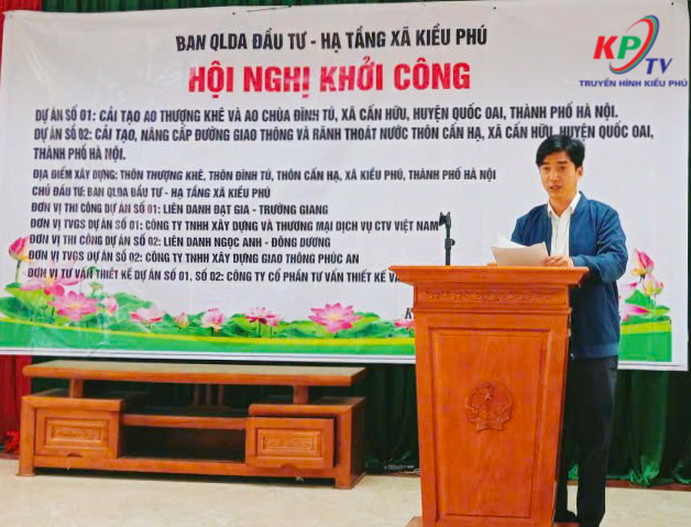 UBND xã Kiều Phú tổ chức Lễ khởi công các dự án hạ tầng dân sinh trên địa bàn- Ảnh 4.