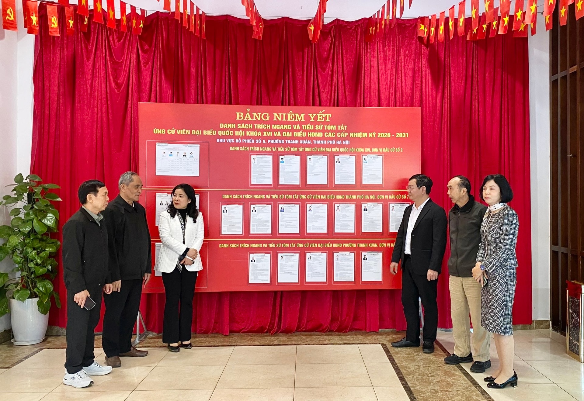 Phường Thanh Xuân kiểm tra công tác chuẩn bị bầu cử- Ảnh 3.