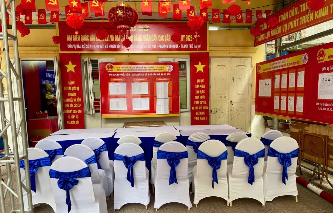 Phường Đống Đa tập trung cao độ, ngày 12-3 hoàn tất công tác chuẩn bị bầu cử- Ảnh 11.
