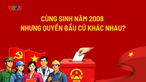 Sự khác biệt quyền bầu cử giữa những người cùng sinh năm 2008- Ảnh 1.