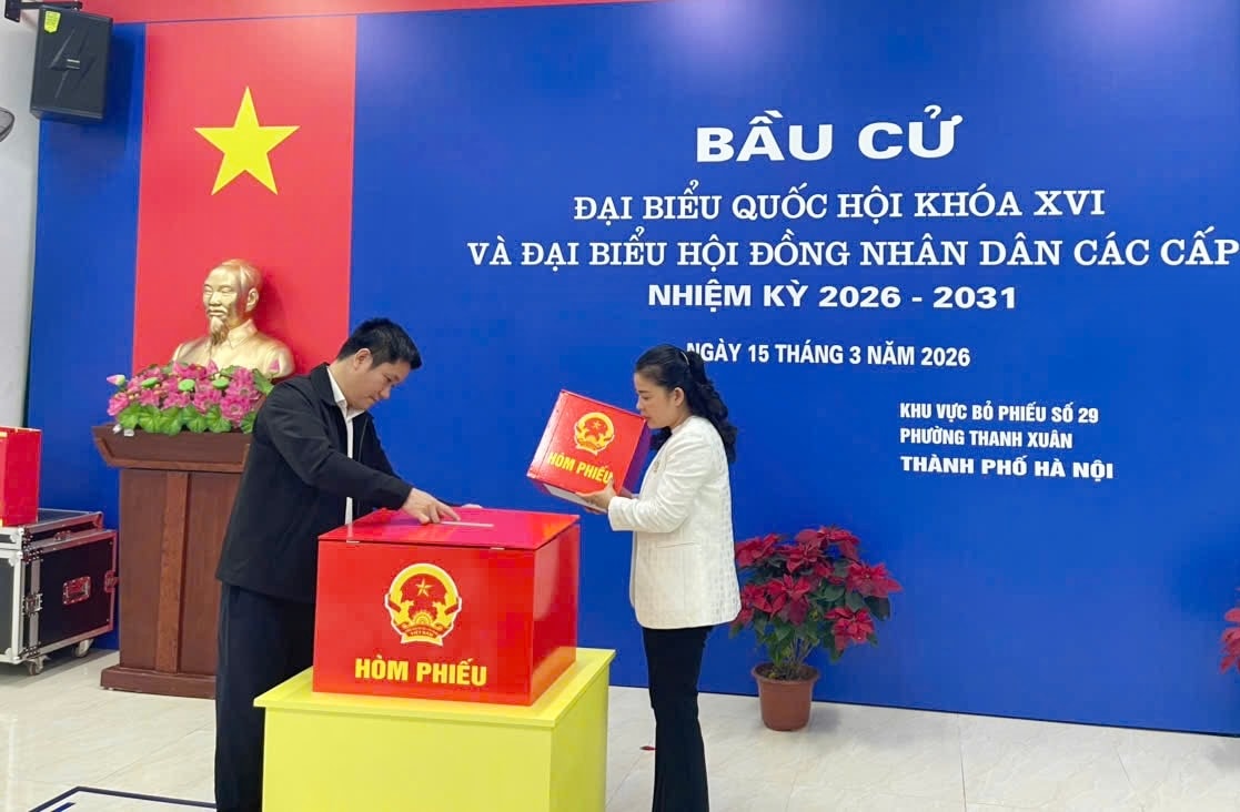 Phường Thanh Xuân kiểm tra công tác chuẩn bị bầu cử- Ảnh 2.