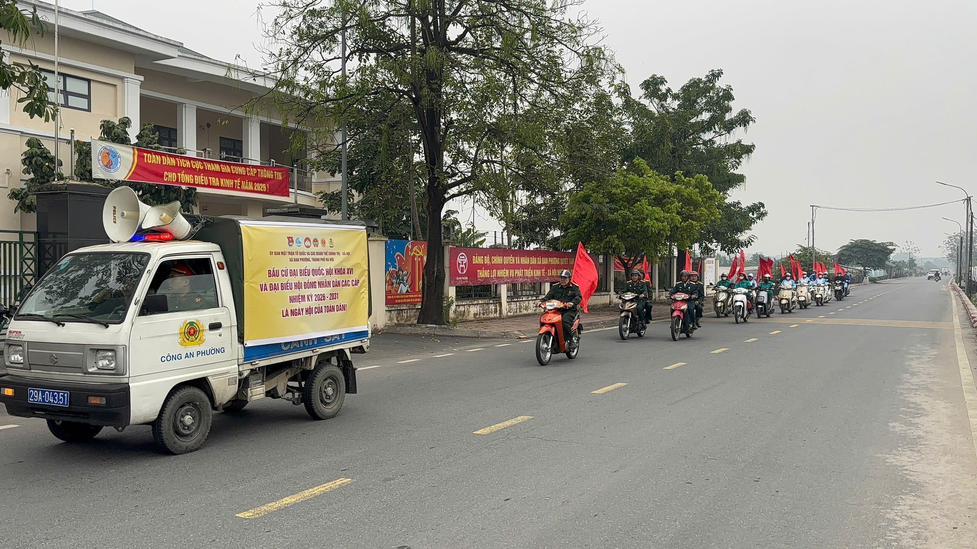 Tuyên truyền lưu động chào mừng Ngày bầu cử đại biểu Quốc hội khóa XVI và đại biểu HĐND các cấp nhiệm kỳ 2026 – 2031- Ảnh 2.