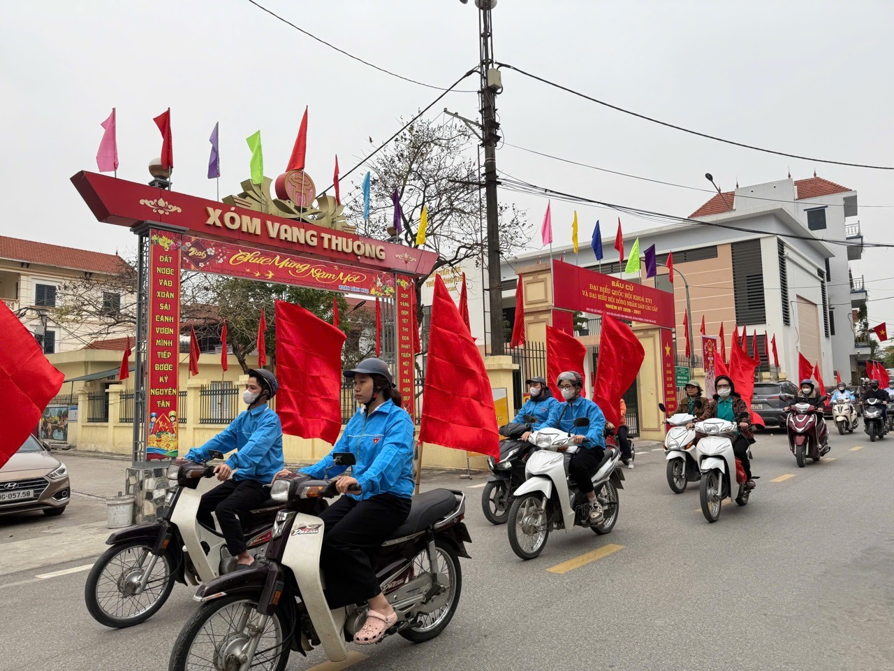 Tuyên truyền lưu động chào mừng Ngày bầu cử đại biểu Quốc hội khóa XVI và đại biểu HĐND các cấp nhiệm kỳ 2026 – 2031- Ảnh 4.