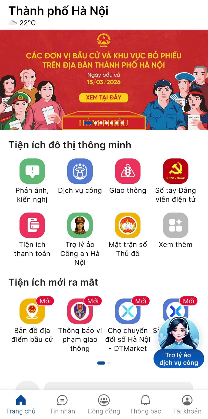 Hướng dẫn Nhân dân phường Yên Hòa kiểm tra địa điểm khu vực bỏ phiếu bầu cử Quốc hội và Hội đồng nhân dân các cấp qua ứng dụng IHanoi- Ảnh 2.