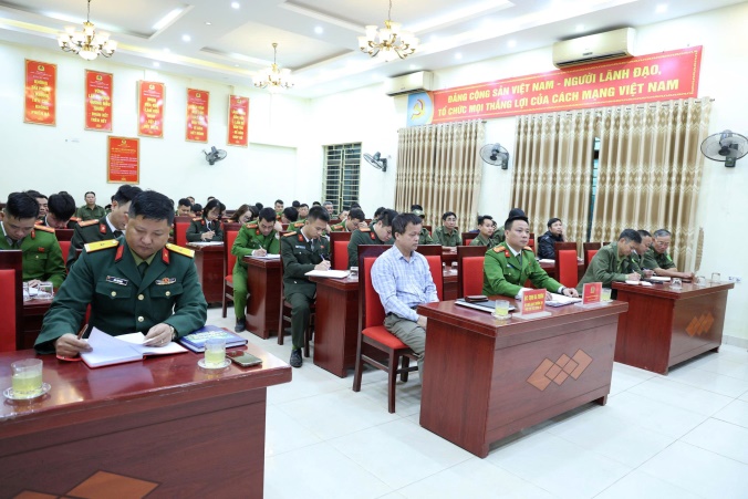 Công an xã Xuân Mai triển khai công tác đảm bảo ANTT phục vụ bầu cử.- Ảnh 2.