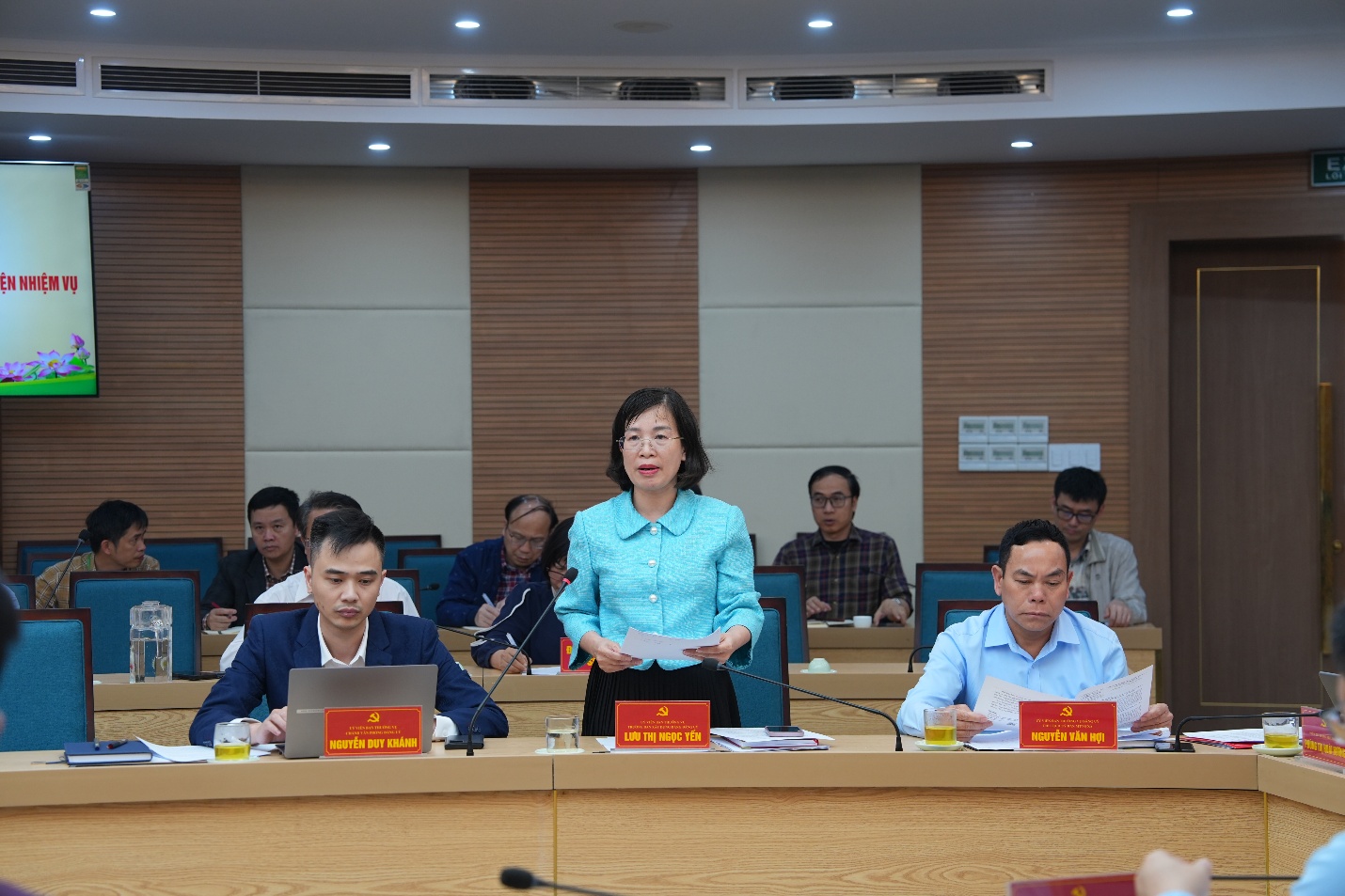 BCĐ bầu cử xã Gia Lâm giao ban rà soát tiến độ, đánh giá kết quả thực hiện nhiệm vụ bầu cử- Ảnh 2.