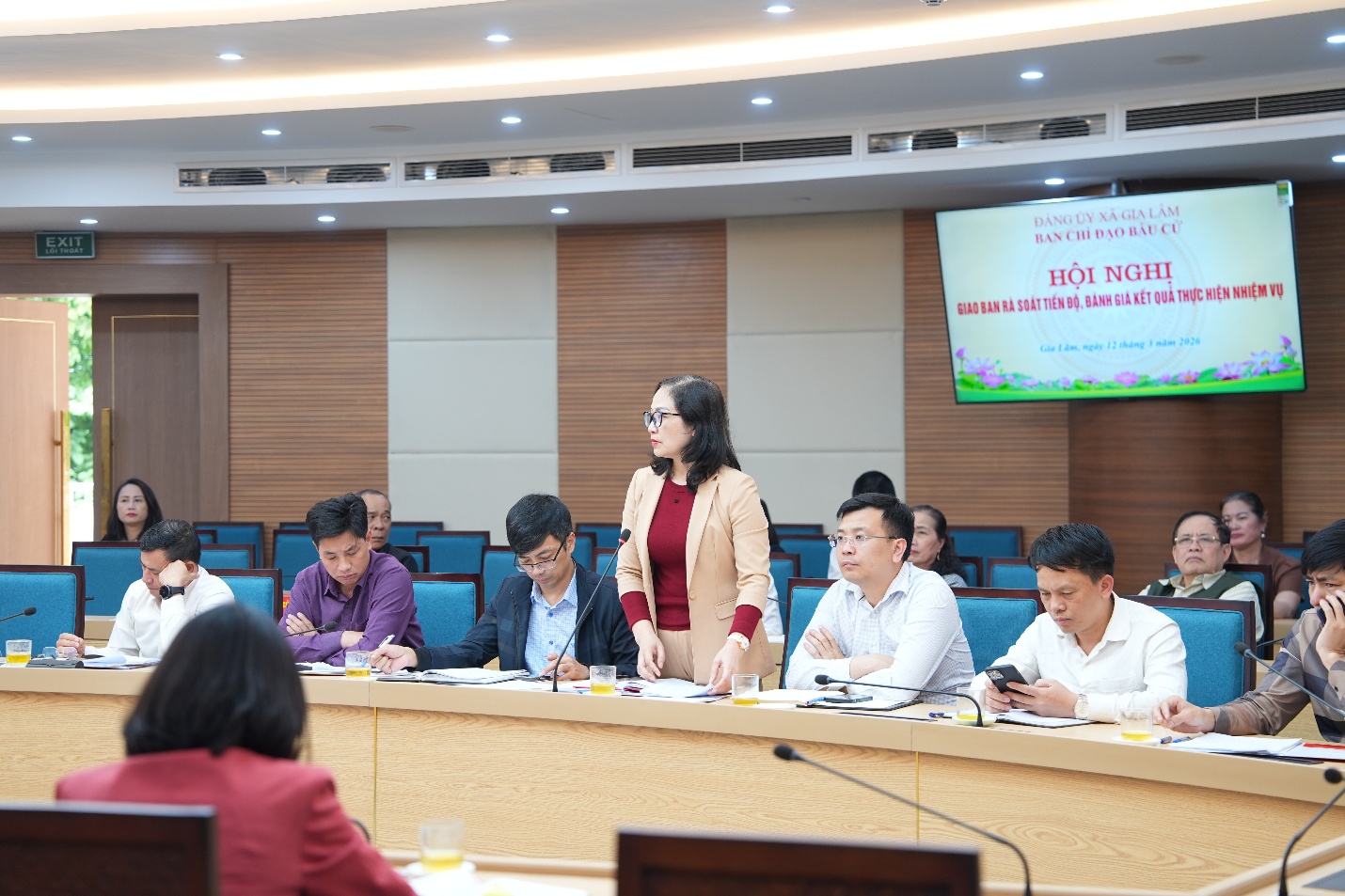 BCĐ bầu cử xã Gia Lâm giao ban rà soát tiến độ, đánh giá kết quả thực hiện nhiệm vụ bầu cử- Ảnh 3.