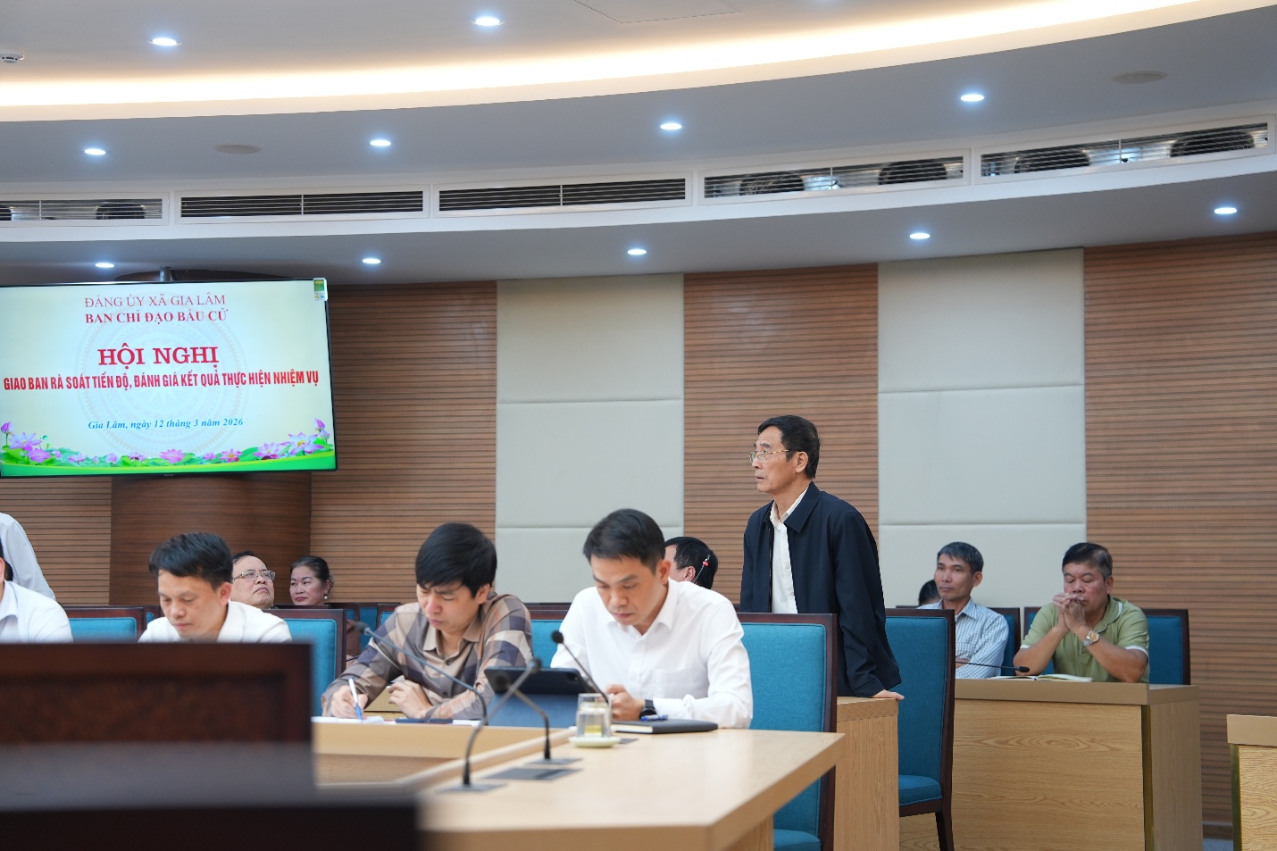 BCĐ bầu cử xã Gia Lâm giao ban rà soát tiến độ, đánh giá kết quả thực hiện nhiệm vụ bầu cử- Ảnh 4.