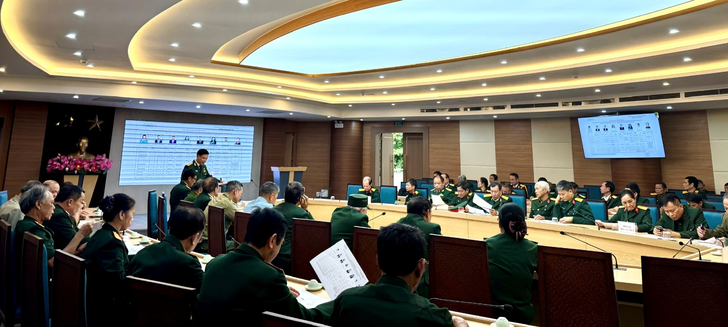Hội Cựu Chiến binh xã Gia Lâm tổ chức Hội nghị mạn đàm tiểu sử người ứng cử đại biểu Quốc hội và HĐND các cấp- Ảnh 2.