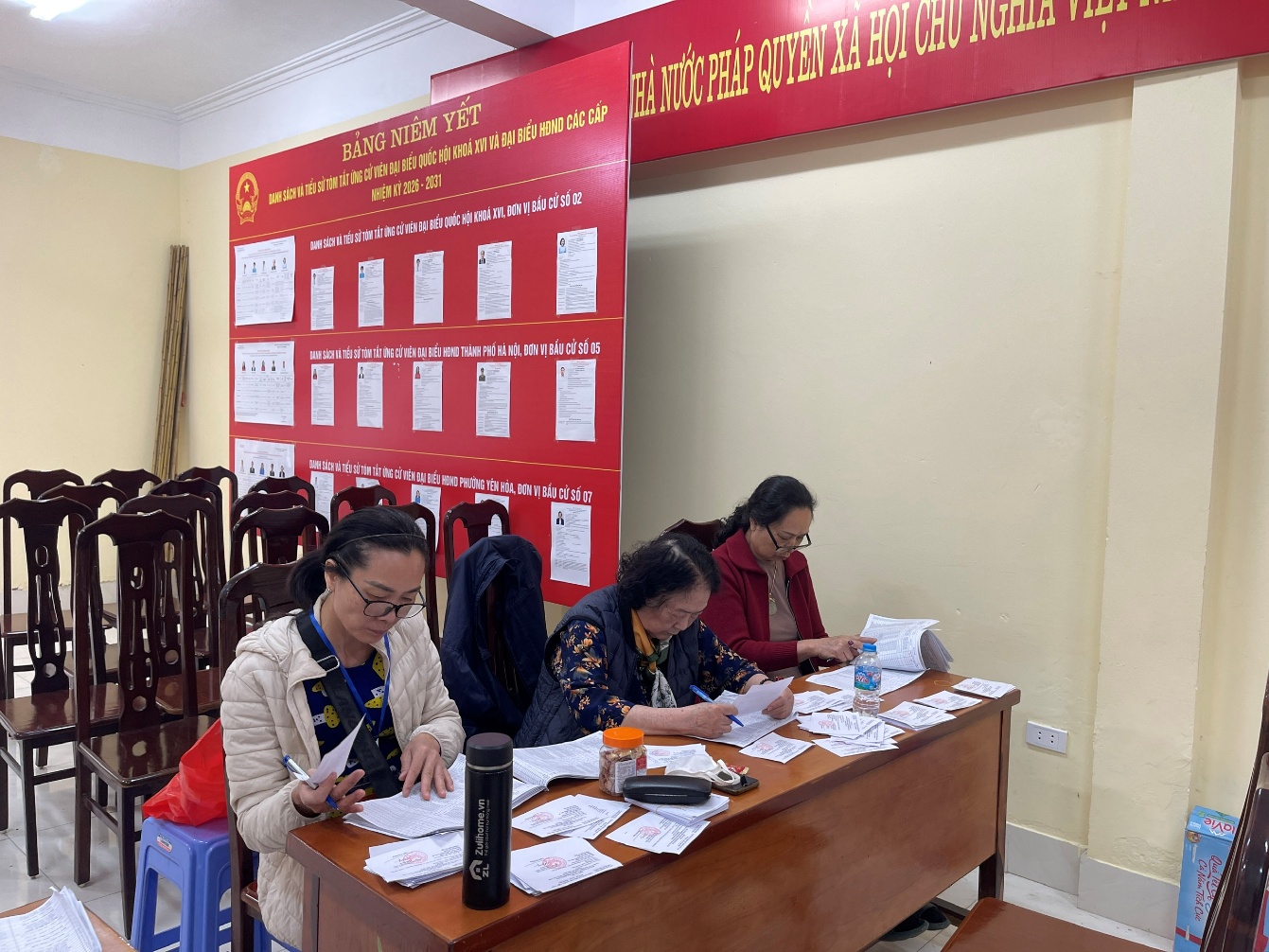 Ban bầu cử số 7 tổ chức kiểm tra đánh giá, rà soát công tác chuẩn bị bầu cử tại các khu vực bỏ phiếu số 28, 29, 30- Ảnh 6.