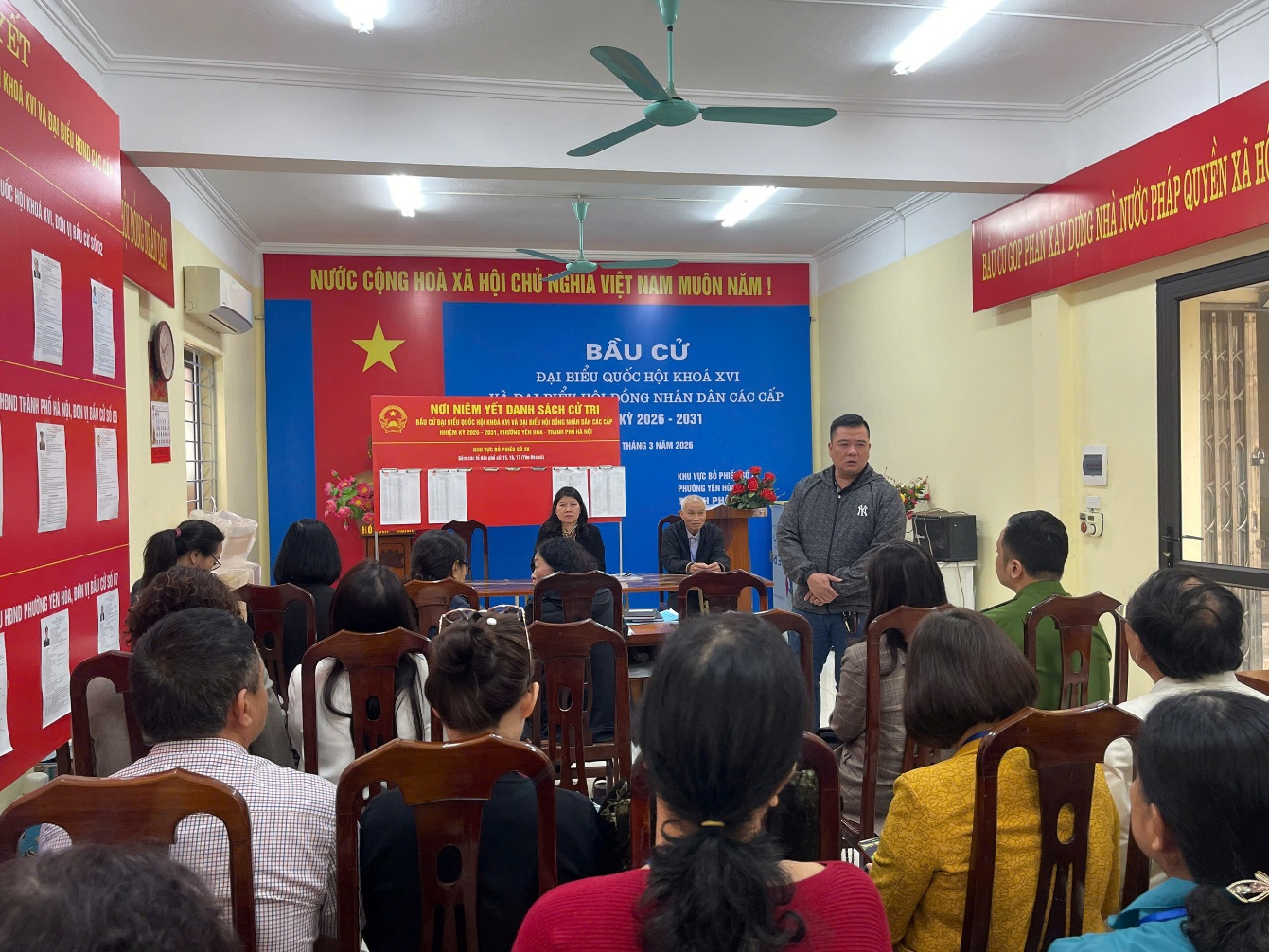 Ban bầu cử số 7 tổ chức kiểm tra đánh giá, rà soát công tác chuẩn bị bầu cử tại các khu vực bỏ phiếu số 28, 29, 30- Ảnh 7.