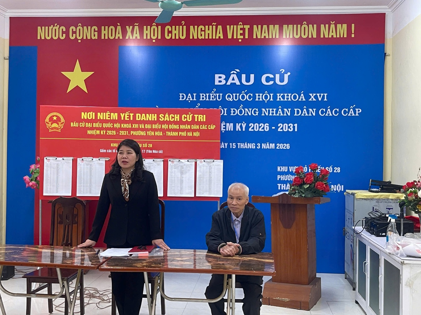 Ban bầu cử số 7 tổ chức kiểm tra đánh giá, rà soát công tác chuẩn bị bầu cử tại các khu vực bỏ phiếu số 28, 29, 30- Ảnh 8.