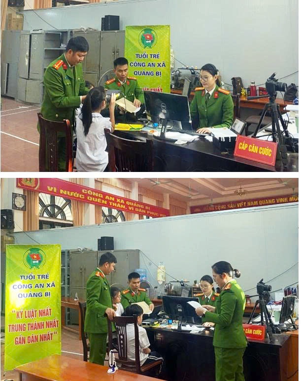 Công an xã Quảng Bị đẩy mạnh chuyển đổi số, nâng cao hiệu quả phục vụ Nhân dân- Ảnh 1.