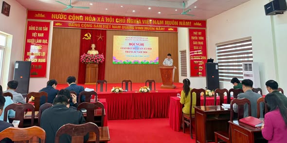 Xã Chương Dương tổ chức hội nghị giao ban dư luận xã hội tháng 02/2026- Ảnh 1.