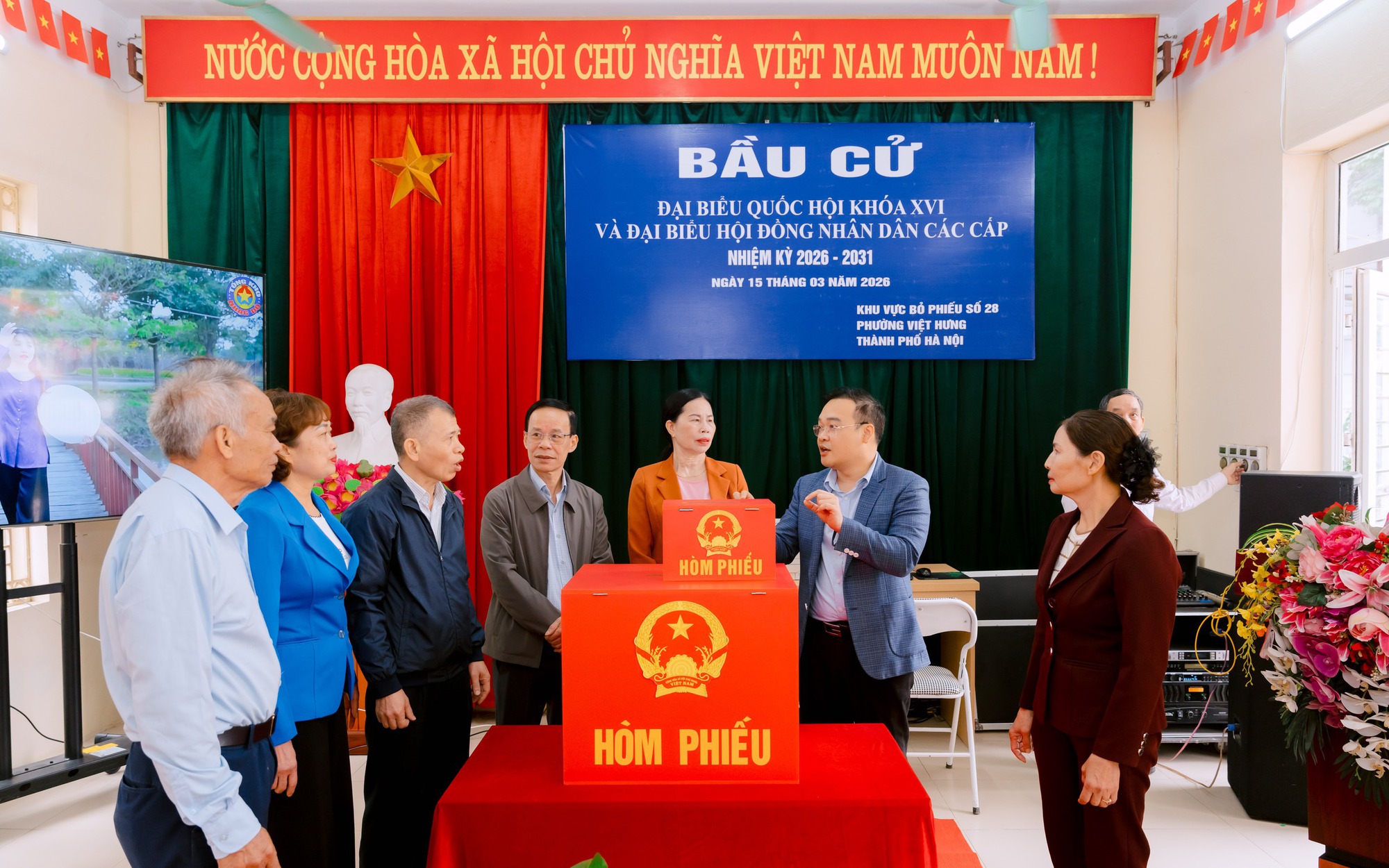 Phường Việt Hưng sẵn sàng cho Ngày toàn dân đi bầu cử 15/3