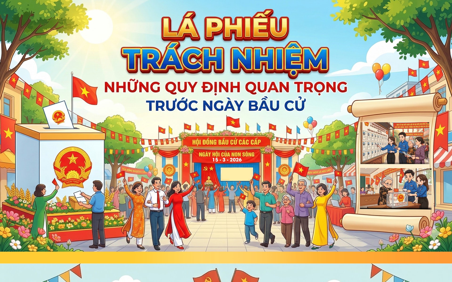 Lá phiếu trách nhiệm - Những điều cử tri cần biết trước ngày bầu cử 15/3/2026