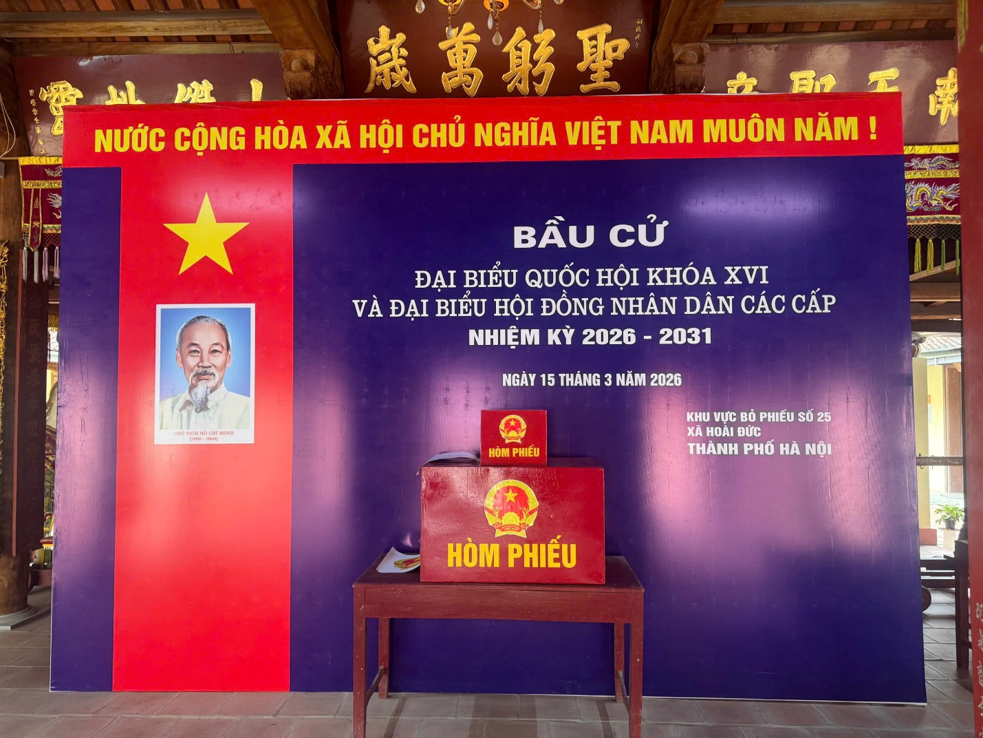 Các tổ bầu cử xã Hoài Đức “chạy nước rút” cho ngày hội bầu cử- Ảnh 6.