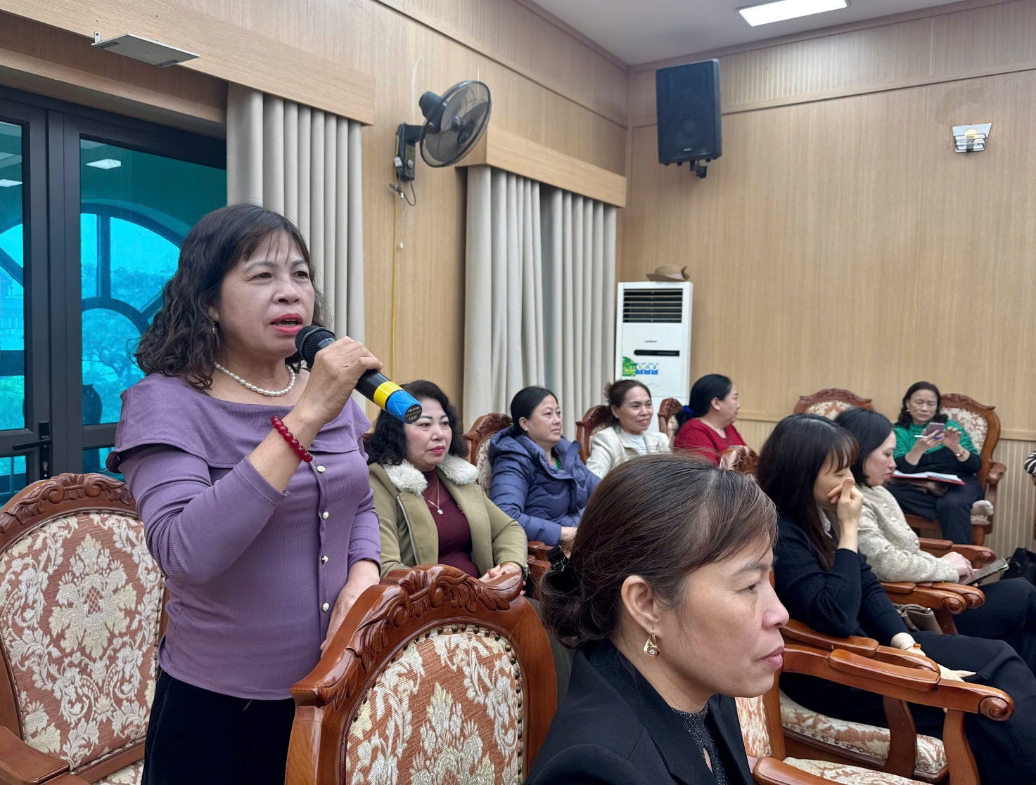 Cử tri phụ nữ Hoài Đức gửi gắm kỳ vọng đối với các ứng cử viên- Ảnh 7.