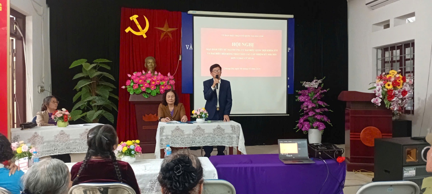 Xã Gia Lâm hoàn thành các hội nghị mạn đàm tiểu sử người ứng cử đại biểu HĐND xã- Ảnh 4.