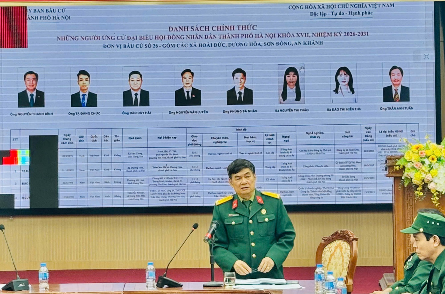 Hội CCB xã Hoài Đức mạn đàm tiểu sử ứng cử viên đại biểu Quốc hội khóa XVI, đại biểu HĐND các cấp nhiệm kỳ 2026 - 2031- Ảnh 7.