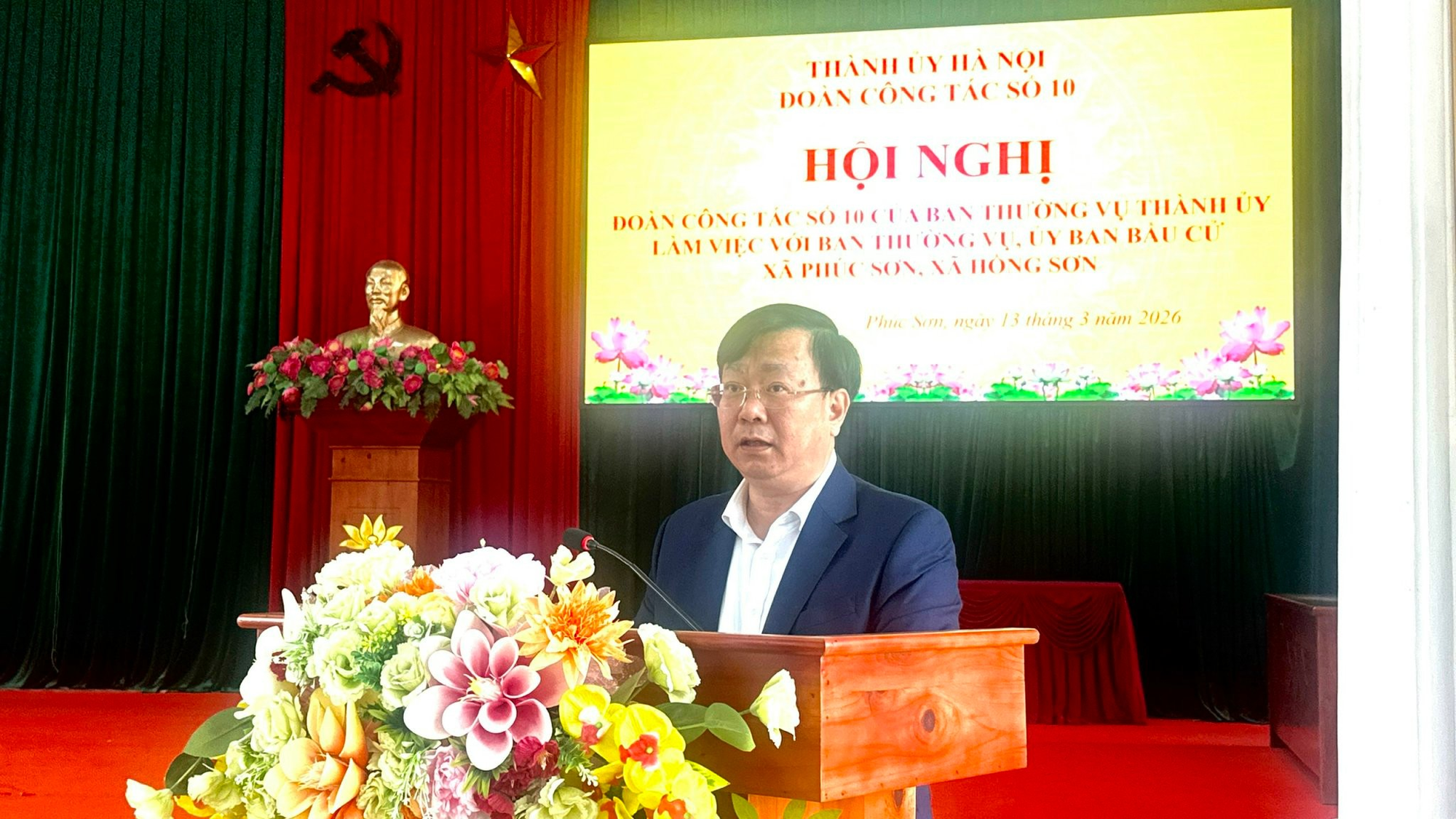 Đồng chí Phó Chủ tịch Thường trực HĐND Thành phố Trần Thế Cương kiểm tra công tác chuẩn bị bầu cử tại xã Hồng Sơn và xã Phúc Sơn- Ảnh 5.