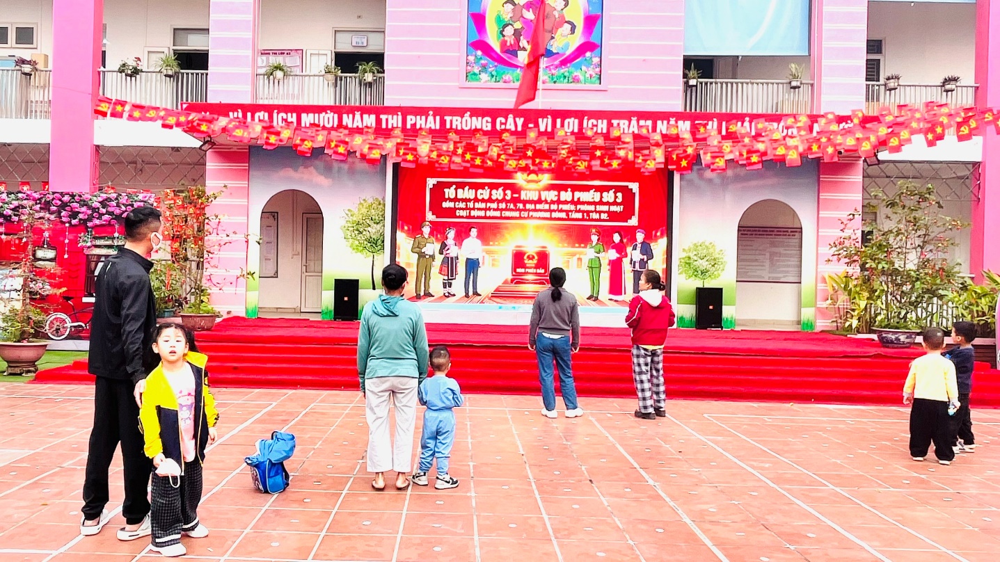 Không khí hướng về ngày bầu cử đại biểu quốc hội và đại biểu HĐND các cấp lan tỏa tại trường mầm non A Tứ Hiệp- Ảnh 5.
