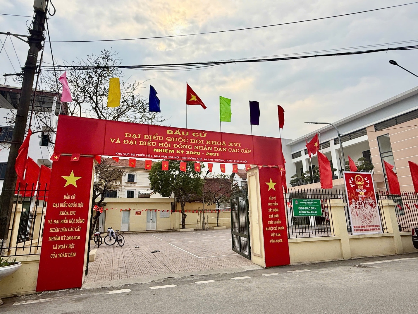 Đan Phượng sẵn sàng cho ngày hội toàn dân.- Ảnh 1.