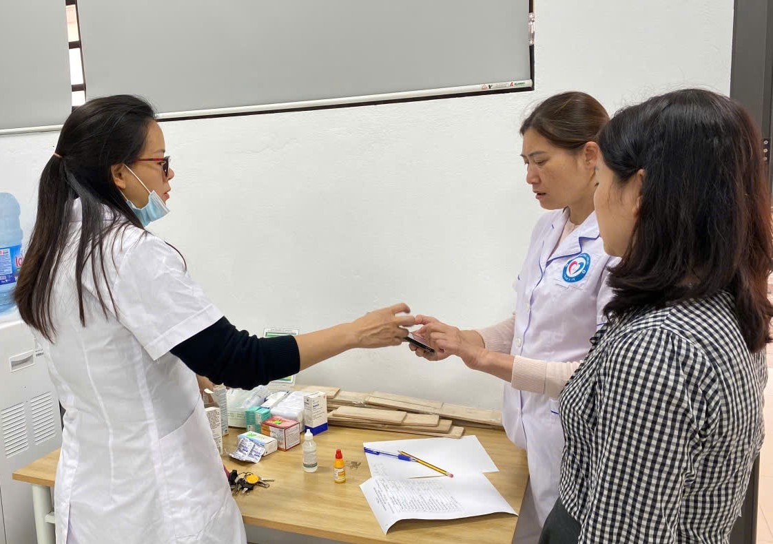 Phường Yên Sở bảo đảm công tác y tế phục vụ bầu cử- Ảnh 4.