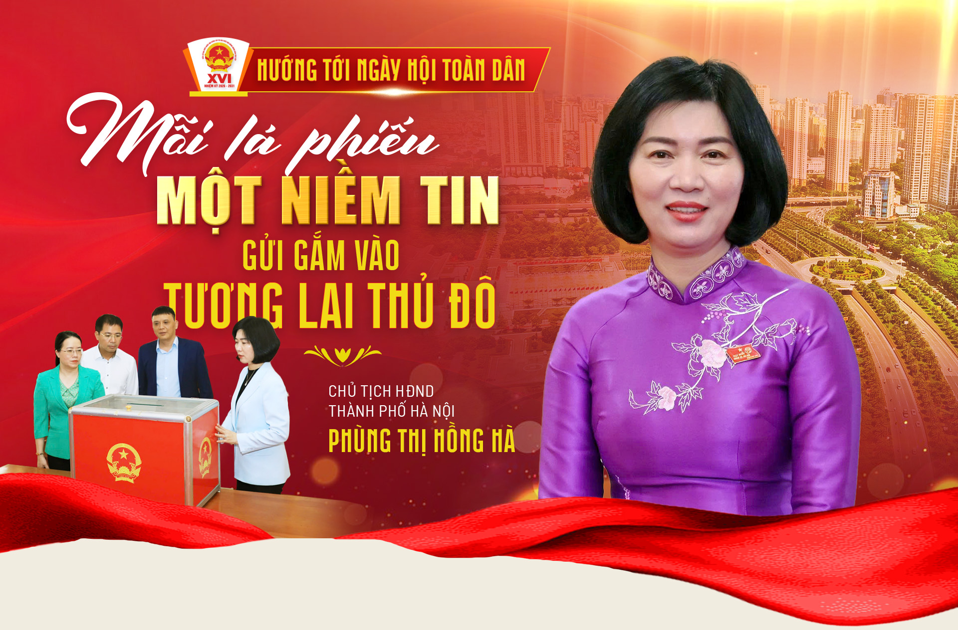 Mỗi lá phiếu một niềm tin gửi gắm vào tương lai Thủ đô- Ảnh 1.