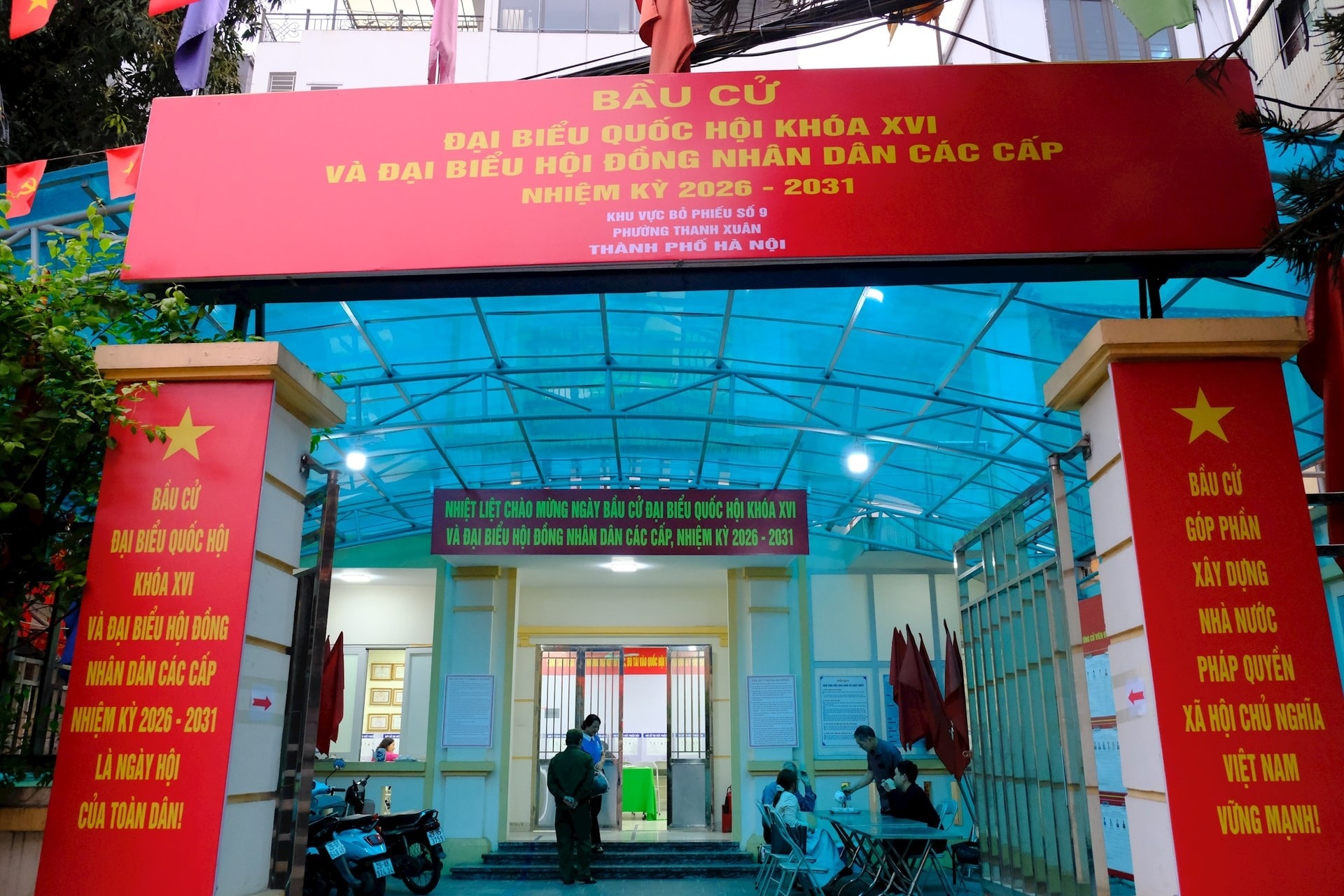 Phường Thanh Xuân hoàn tất công tác chuẩn bị, sẵn sàng cho ngày bầu cử- Ảnh 1.