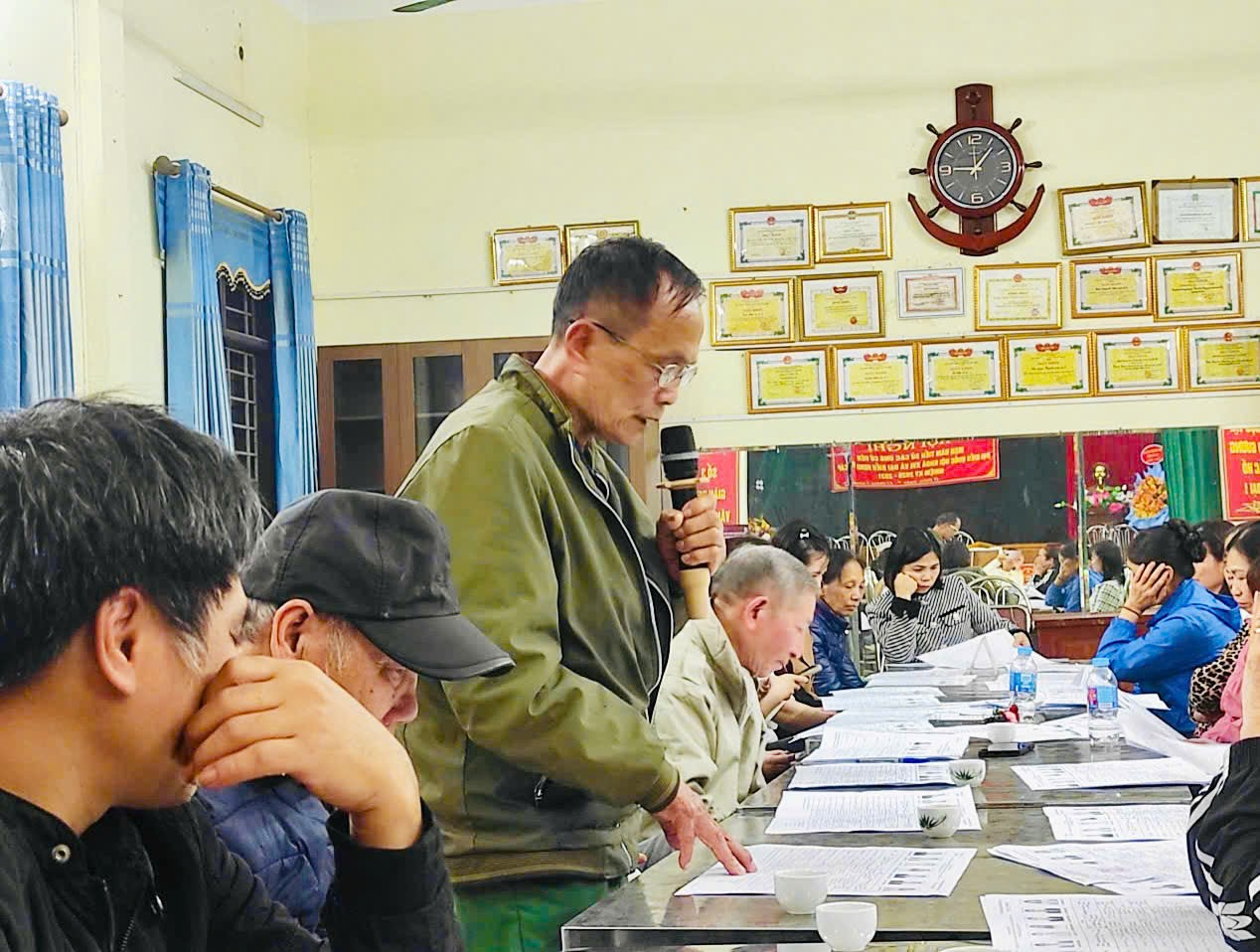 Ô Diên tập huấn xử lý tình huống phát sinh tại các điểm bỏ phiếu- Ảnh 2.