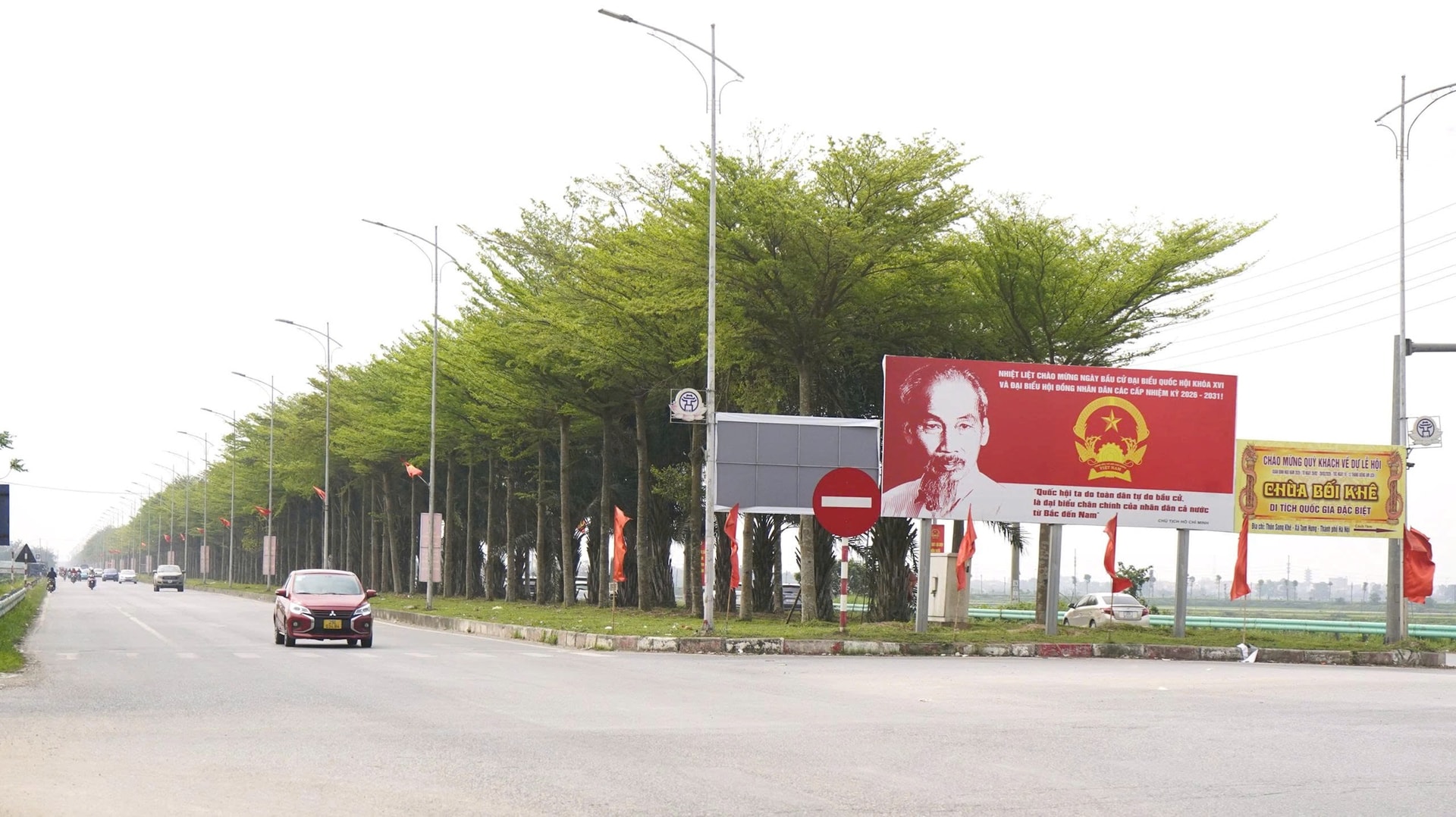 Không khí phấn khởi trước ngày bầu cử tại Tam Hưng- Ảnh 1.