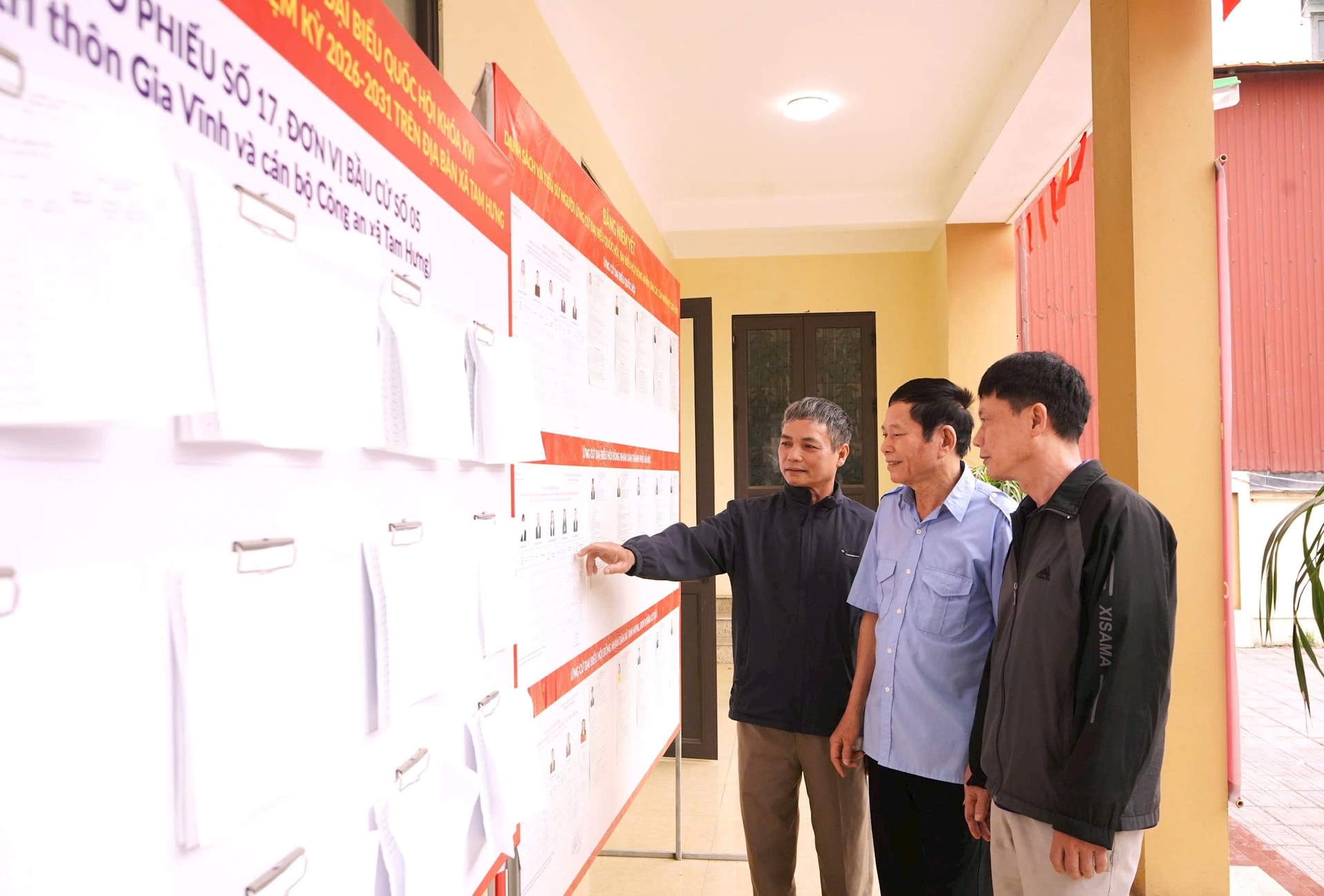 Không khí phấn khởi trước ngày bầu cử tại Tam Hưng- Ảnh 5.